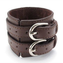 Behændigt Design I Delikate Farver I Fremragende Kvalitet Med Titaniumlæderarmbånd