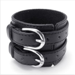 Dygtig Fremstilling Delikate Farver Pålidelig Kvalitet Titanium Læderarmbånd