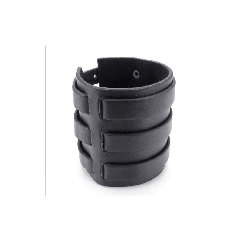Dygtig Fremstilling Delikate Farver Pålidelig Kvalitet Titanium Læderarmbånd