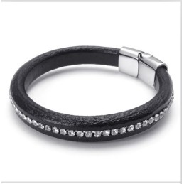 Behændigt Design, Delikate Farver, Stabilt Titanium Læderarmbånd Af Høj Kvalitet