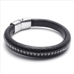 Behændigt Design, Delikate Farver, Stabilt Titanium Læderarmbånd Af Høj Kvalitet