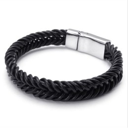 Behændigt Design, Delikate Farver, Stabilt Titanium Læderarmbånd Af Høj Kvalitet