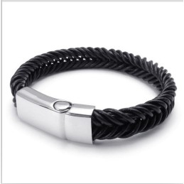 Behændigt Design, Delikate Farver, Stabilt Titanium Læderarmbånd Af Høj Kvalitet