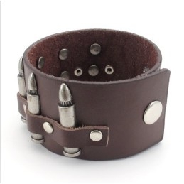 Dygtig Fremstilling Delikate Farver Pålidelig Kvalitet Titanium Læderarmbånd