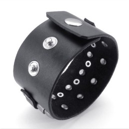 Dygtig Fremstilling Delikate Farver Pålidelig Kvalitet Titanium Læderarmbånd