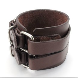 Dygtig Fremstilling Delikate Farver Pålidelig Kvalitet Titanium Læderarmbånd