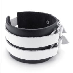 Dygtig Fremstilling Delikate Farver Pålidelig Kvalitet Titanium Læderarmbånd