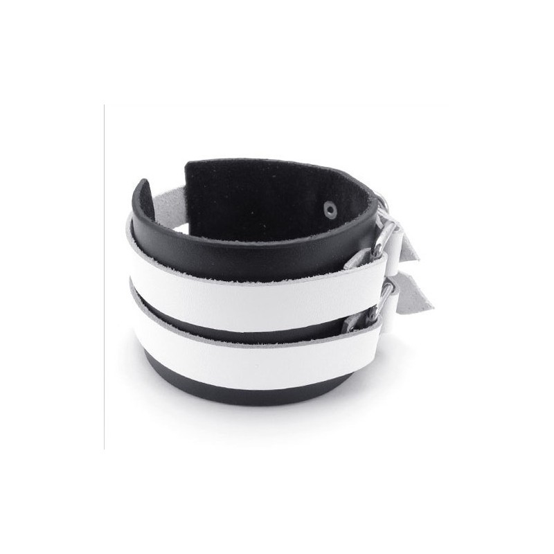 Dygtig Fremstilling Delikate Farver Pålidelig Kvalitet Titanium Læderarmbånd