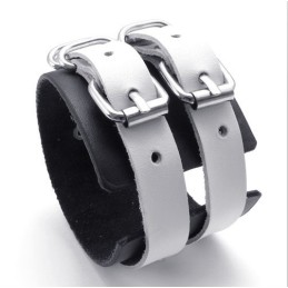 Dygtig Fremstilling Delikate Farver Pålidelig Kvalitet Titanium Læderarmbånd