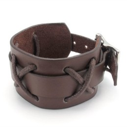 Dygtig Fremstilling Delikate Farver Pålidelig Kvalitet Titanium Læderarmbånd