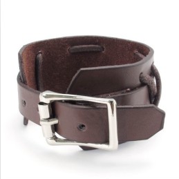 Dygtig Fremstilling Delikate Farver Pålidelig Kvalitet Titanium Læderarmbånd