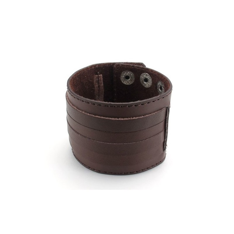 Dygtig Fremstilling Delikate Farver Pålidelig Kvalitet Titanium Læderarmbånd