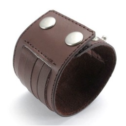 Dygtig Fremstilling Delikate Farver Pålidelig Kvalitet Titanium Læderarmbånd