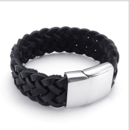 Behændigt Design, Delikate Farver, Stabilt Titanium Læderarmbånd Af Høj Kvalitet