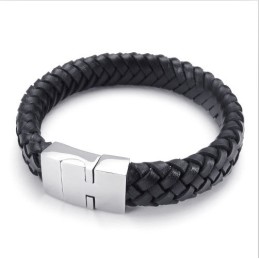 Behændigt Design, Delikate Farver, Stabilt Titanium Læderarmbånd Af Høj Kvalitet