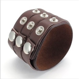 Dygtig Fremstilling Delikate Farver Pålidelig Kvalitet Titanium Læderarmbånd
