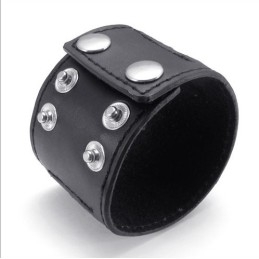 Dygtig Fremstilling Delikate Farver Pålidelig Kvalitet Titanium Læderarmbånd