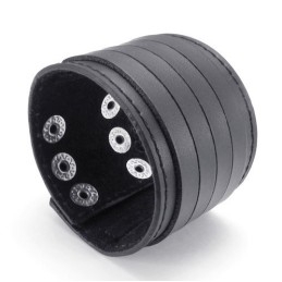 Dygtig Fremstilling Delikate Farver Pålidelig Kvalitet Titanium Læderarmbånd
