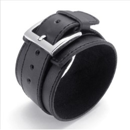 Dygtig Fremstilling Delikate Farver Pålidelig Kvalitet Titanium Læderarmbånd