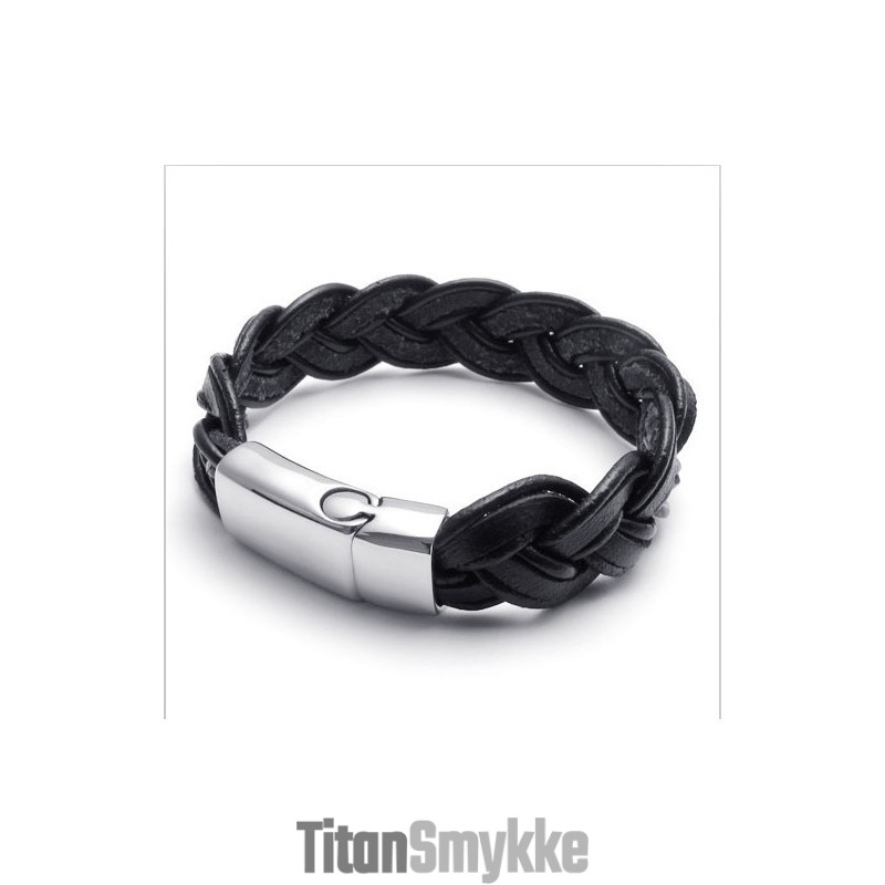 Behændigt Design, Delikate Farver, Stabilt Titanium Læderarmbånd Af Høj Kvalitet