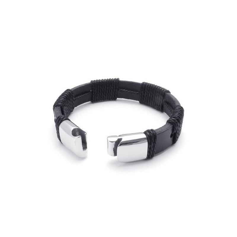 Behændigt Design, Delikate Farver, Pålidelig Kvalitet, Titanium Læderarmbånd
