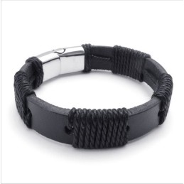 Behændigt Design, Delikate Farver, Pålidelig Kvalitet, Titanium Læderarmbånd