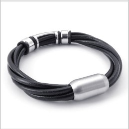 Behændigt Design, Delikate Farver, Pålideligt Titanium Læderarmbånd Af Høj Kvalitet