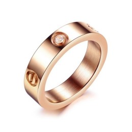 Sælger Godt Over Hele Verden Titaniumring Med Diamant
