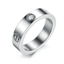 Sælger Godt Over Hele Verden Titaniumring Med Diamant