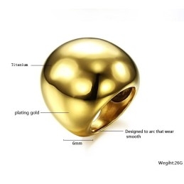 Kongen Af Kvantitet Mandlig Overdrivelse Titaniumring