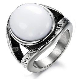 Sælger Godt Over Hele Verden Overdreven Onyx Titanium Ring
