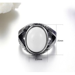 Sælger Godt Over Hele Verden Overdreven Onyx Titanium Ring