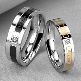 Kongen Af Kvantitet Titaniumring Til Elskere Med Diamant