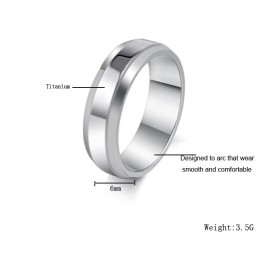 Høj Kvalitet Herre Ring I Ren Titanium
