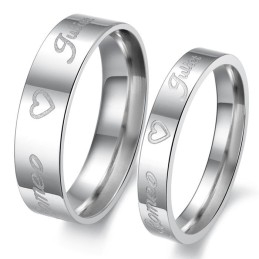Pålidelig Ydeevne Sweetheart Titanium Ring Til Elskere