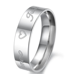 Pålidelig Ydeevne Sweetheart Titanium Ring Til Elskere