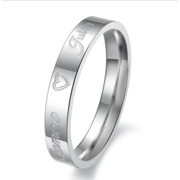 Pålidelig Ydeevne Sweetheart Titanium Ring Til Elskere