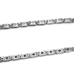 Stabil Kvalitet Sundhed Titanium Armbånd Til Elskere Med Rhinsten