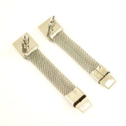 Specielt Designede Titanium Manchetknapper Med Diamanter