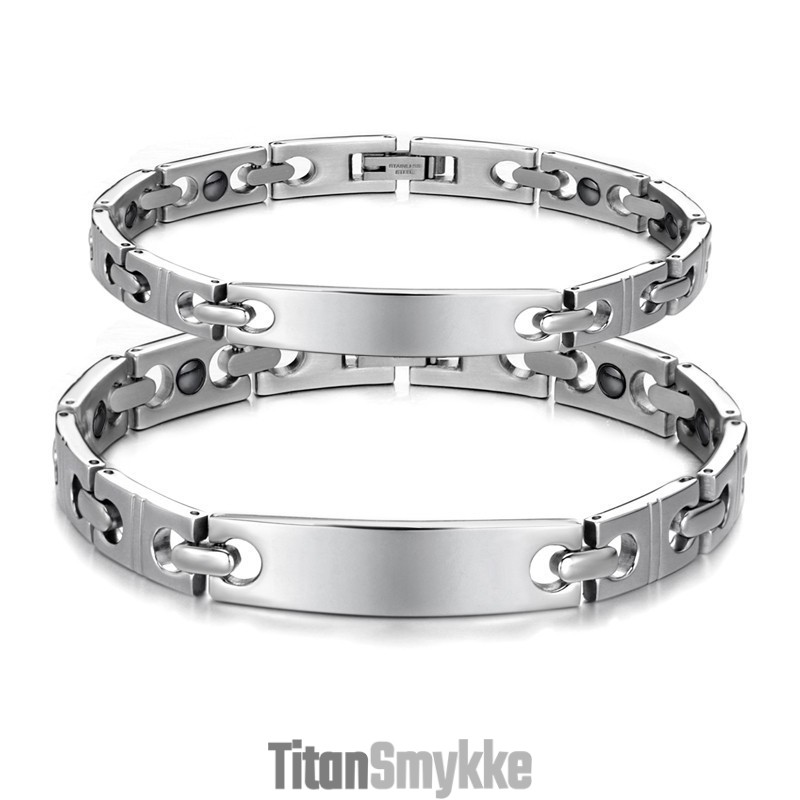 Stabil Kvalitet Anti-Træthed Titanium Armbånd Til Elskere Stabil Kvalitet Anti-Træthed Titanium Armbånd Til Elskere