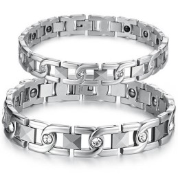 Bredt Udvalg Af Anti-Træthed Titanium Armbånd Til Elskere