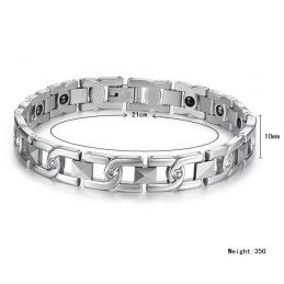 Bredt Udvalg Af Anti-Træthed Titanium Armbånd Til Elskere