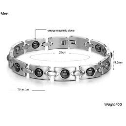 Pålidelig Ydeevne Anti-Træthed Titanium Armbånd Til Elskere