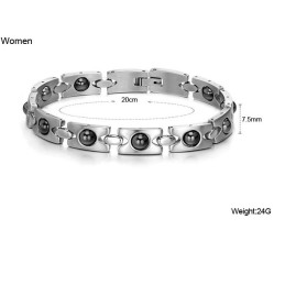 Pålidelig Ydeevne Anti-Træthed Titanium Armbånd Til Elskere