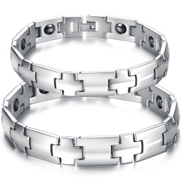 Nem At Bruge Sundheds Titanium Armbånd Til Elskere