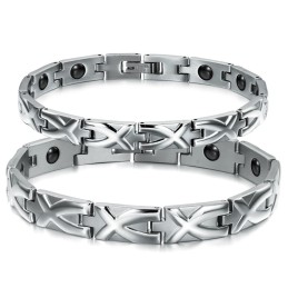 Pålidelig Kvalitets Anti-Træthed Titanium Armbånd Til Elskere