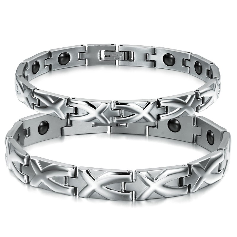 Pålidelig Kvalitets Anti-Træthed Titanium Armbånd Til Elskere Pålidelig Kvalitets Anti-Træthed Titanium Armbånd Til Elskere