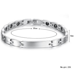 Sælger Godt Over Hele Verden Health Titanium Lodestone Armbånd Til Elskere