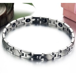 Fremragende Kvalitet Sundhed Titanium Lodestone Armbånd Til Elskere