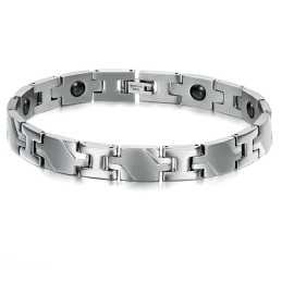 Fremragende Kvalitet Sundhed Titanium Lodestone Armbånd Til Elskere
